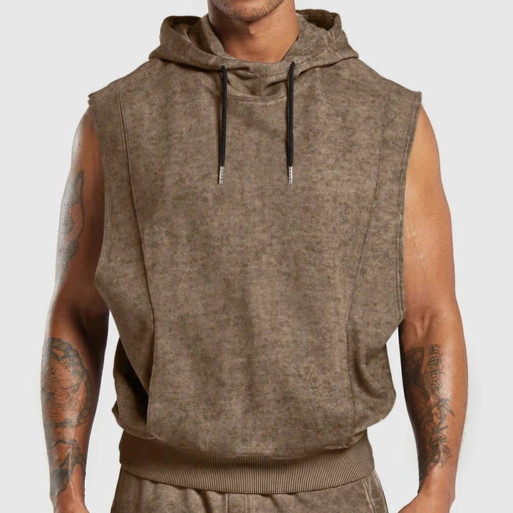 Wardlow Washed Sleeveless Hoodie