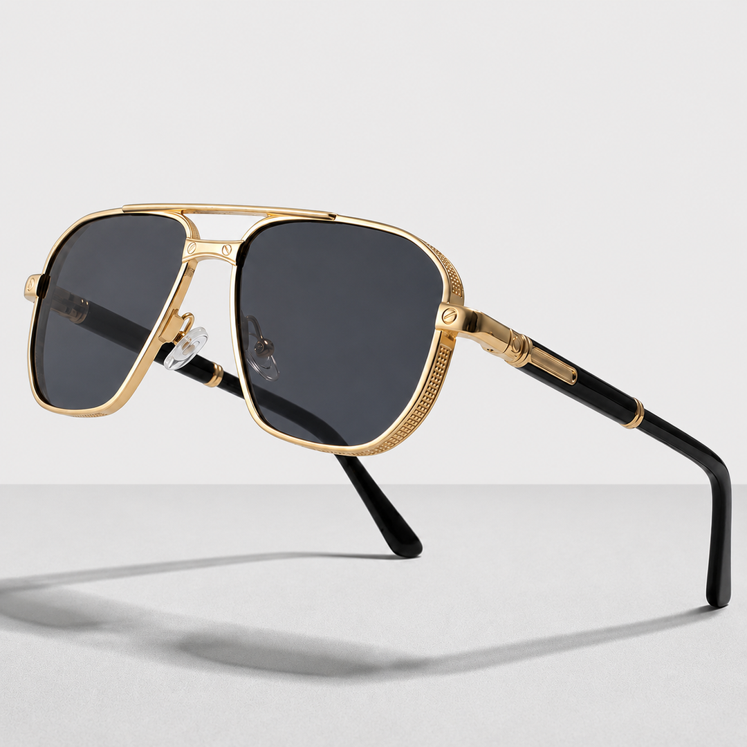 Wellington Square Alloy Sunglasses