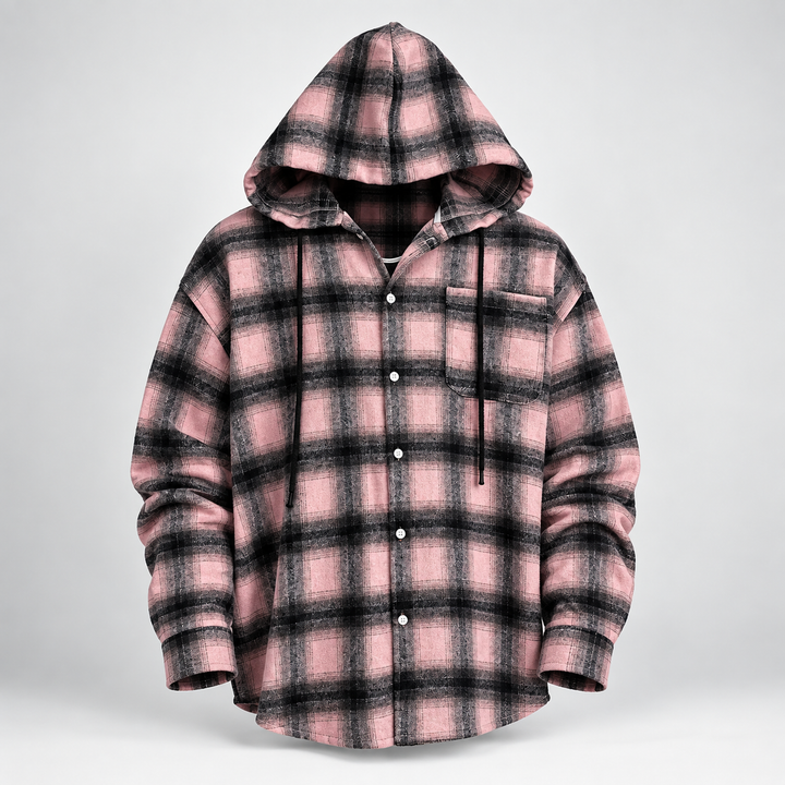 Westmere Plaid Hooded Overshirt