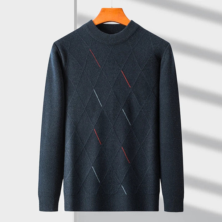 Women's 100% Merino Wool Sweater | Ultra Soft Diamond-Knit Comfort 2