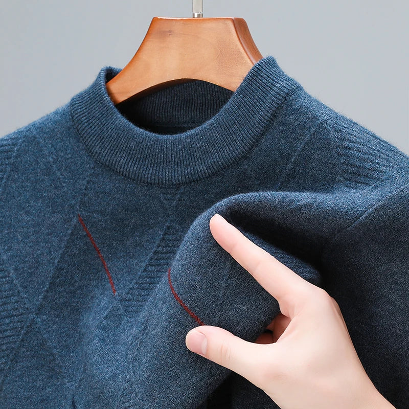 Women's 100% Merino Wool Sweater | Ultra Soft Diamond-Knit Comfort 3