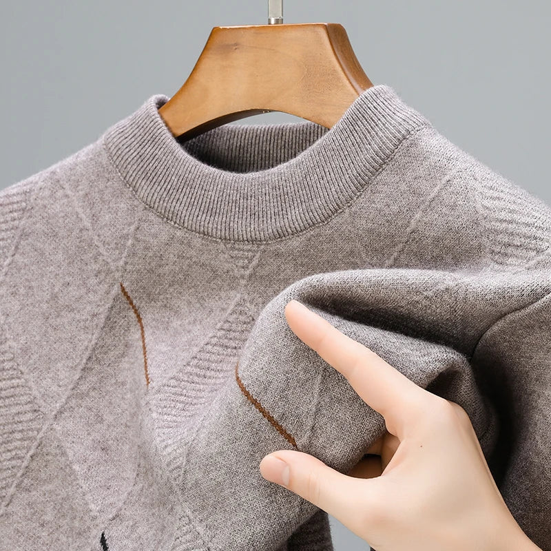 Women's 100% Merino Wool Sweater | Ultra Soft Diamond-Knit Comfort 4