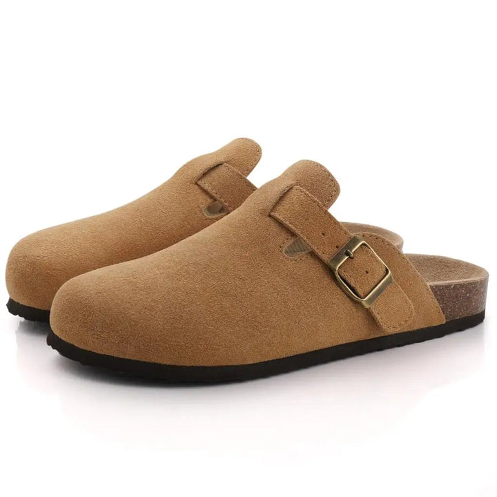 Women's Cow Suede Slip-On Mules | Elevated Softness and Breathable Comfort 5