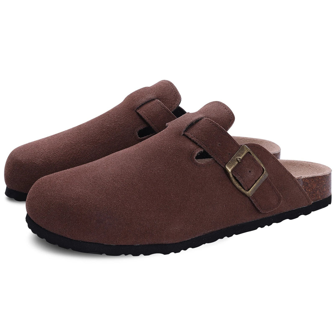 Women's Cow Suede Slip-On Mules | Elevated Softness and Breathable Comfort 6
