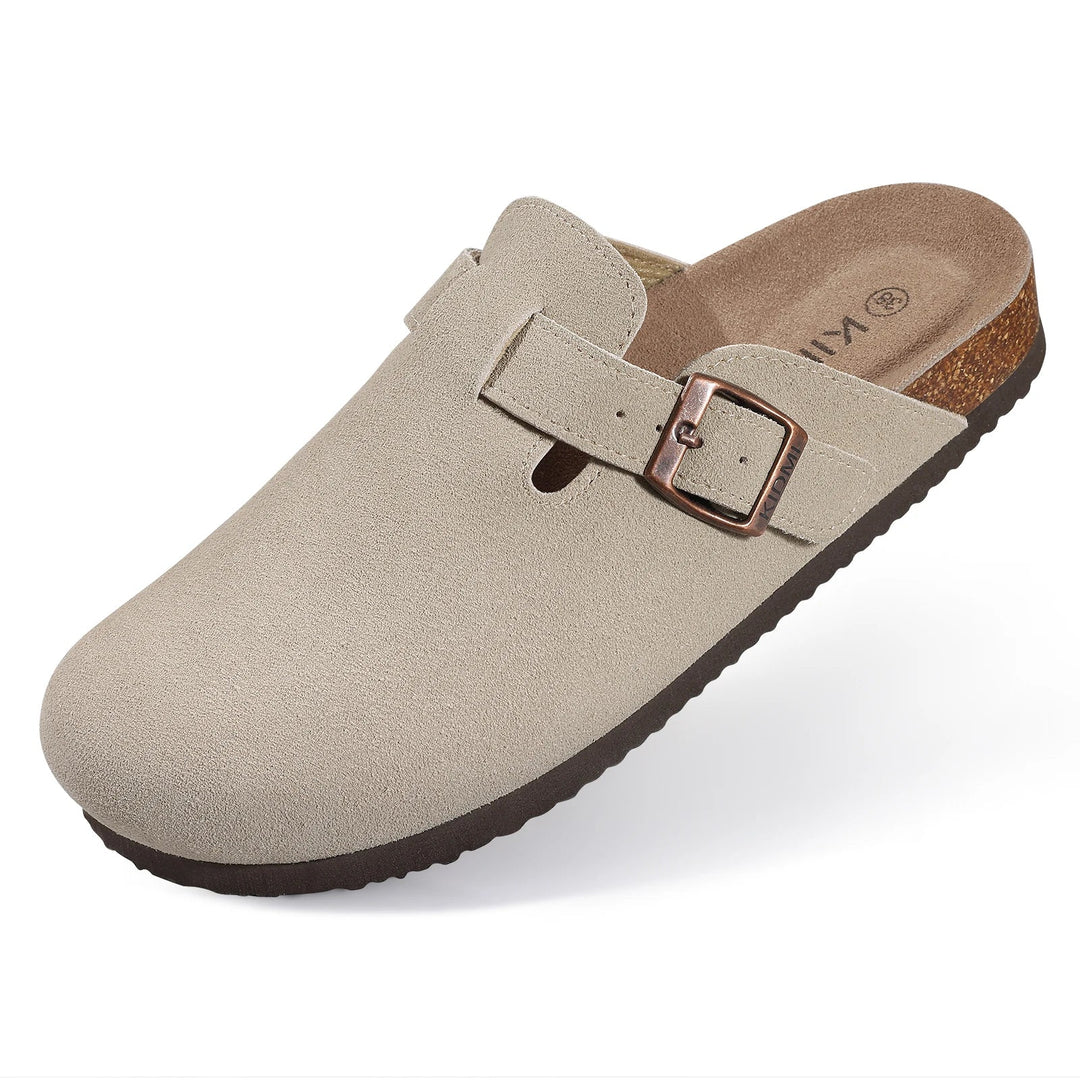 Women's Cow Suede Slip-On Mules | Elevated Softness and Breathable Comfort 7