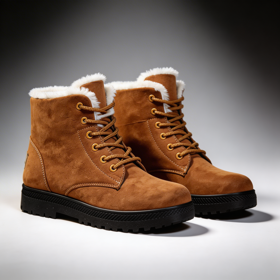 Women's Faux-Fur Lined Waterproof Winter Boots | Comfortable All-Day Wear Design 2