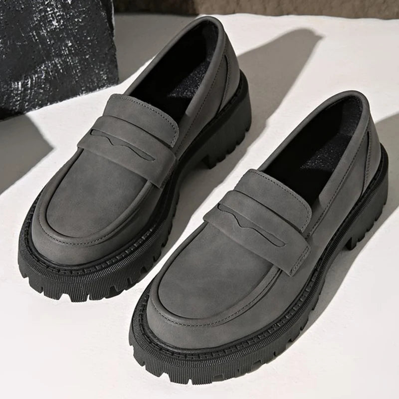 Women's Faux Suede Platform Loafers | Comfortable Slip-On Style for Everyday Wear 5