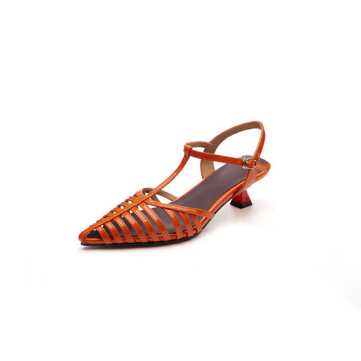 Women's Genuine Leather Slingback Heels | Comfortable All-Day Wear 2