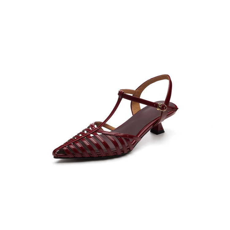 Women's Genuine Leather Slingback Heels | Comfortable All-Day Wear 5