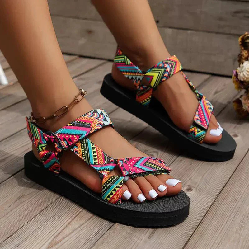 Women's Handmade Colorful Rope Sandals | Vibrant Lightweight Beach Essential 2