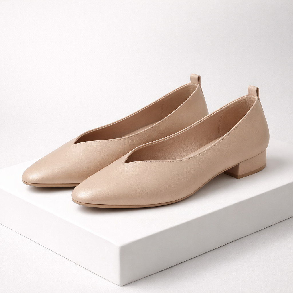 Women's Italian Leather Black Pumps | Elegant All-Day Comfort Style 4