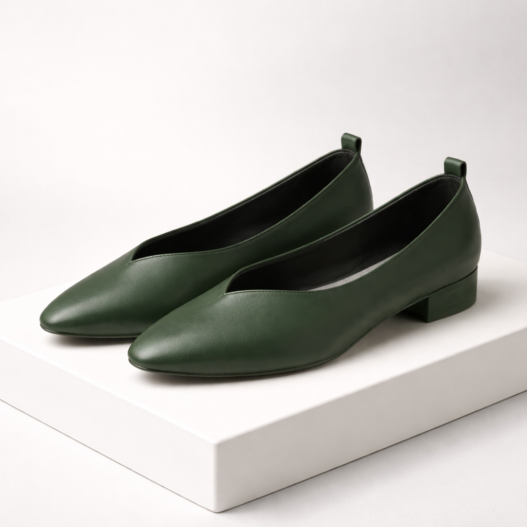 Women's Italian Leather Black Pumps | Elegant All-Day Comfort Style 7