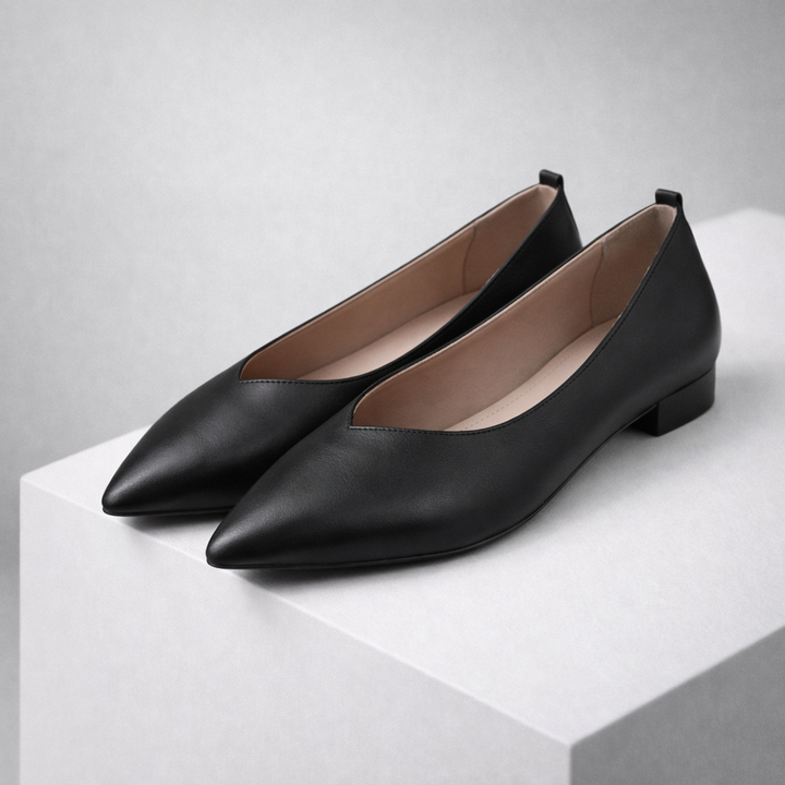 Women's Italian Leather Block Heel Pumps | All-Day Comfort Fit 2
