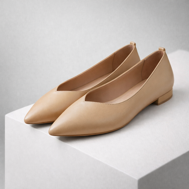 Women's Italian Leather Block Heel Pumps | All-Day Comfort Fit 4