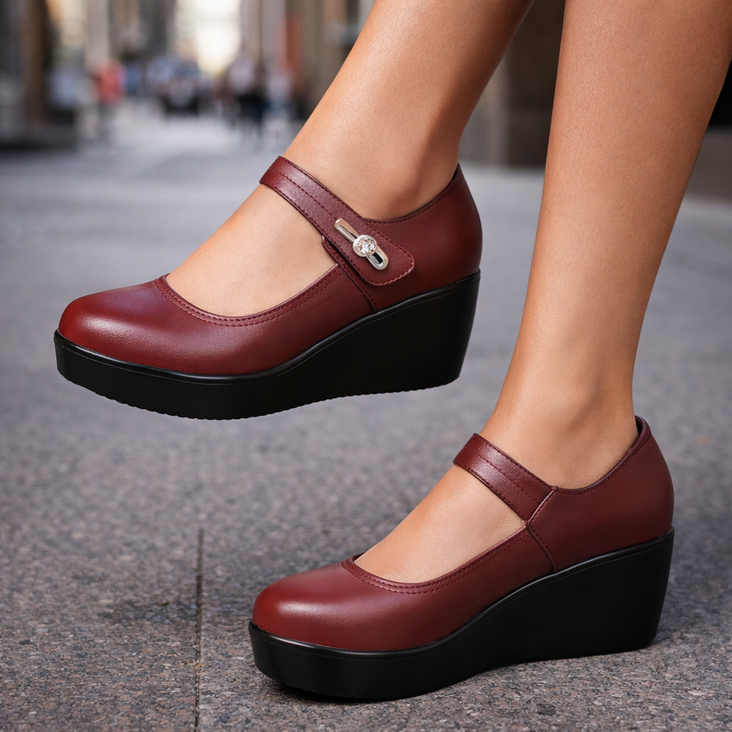 Women's Italian Leather Platform Shoes | Refined All-Day Comfort Design 2