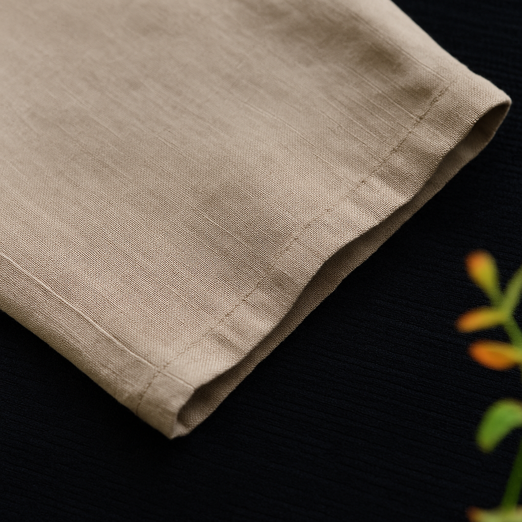 Women's Linen Cotton Blend Trousers | Lightweight Breathable Comfort 6