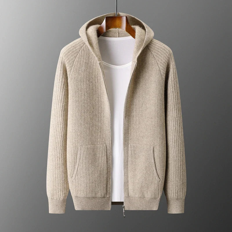 Women's Merino Wool Hooded Cardigan | Soft Structured Everyday Essential 5