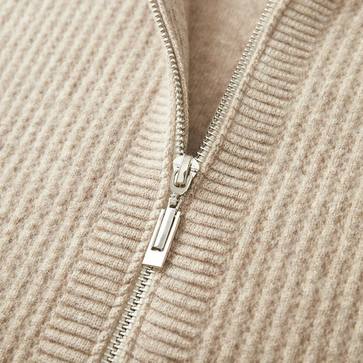 Women's Merino Wool Hooded Cardigan | Soft Structured Everyday Essential 8