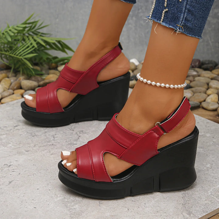 Women's PU Platform Roman Sandals | Stylish All-Day Comfort Fit 2