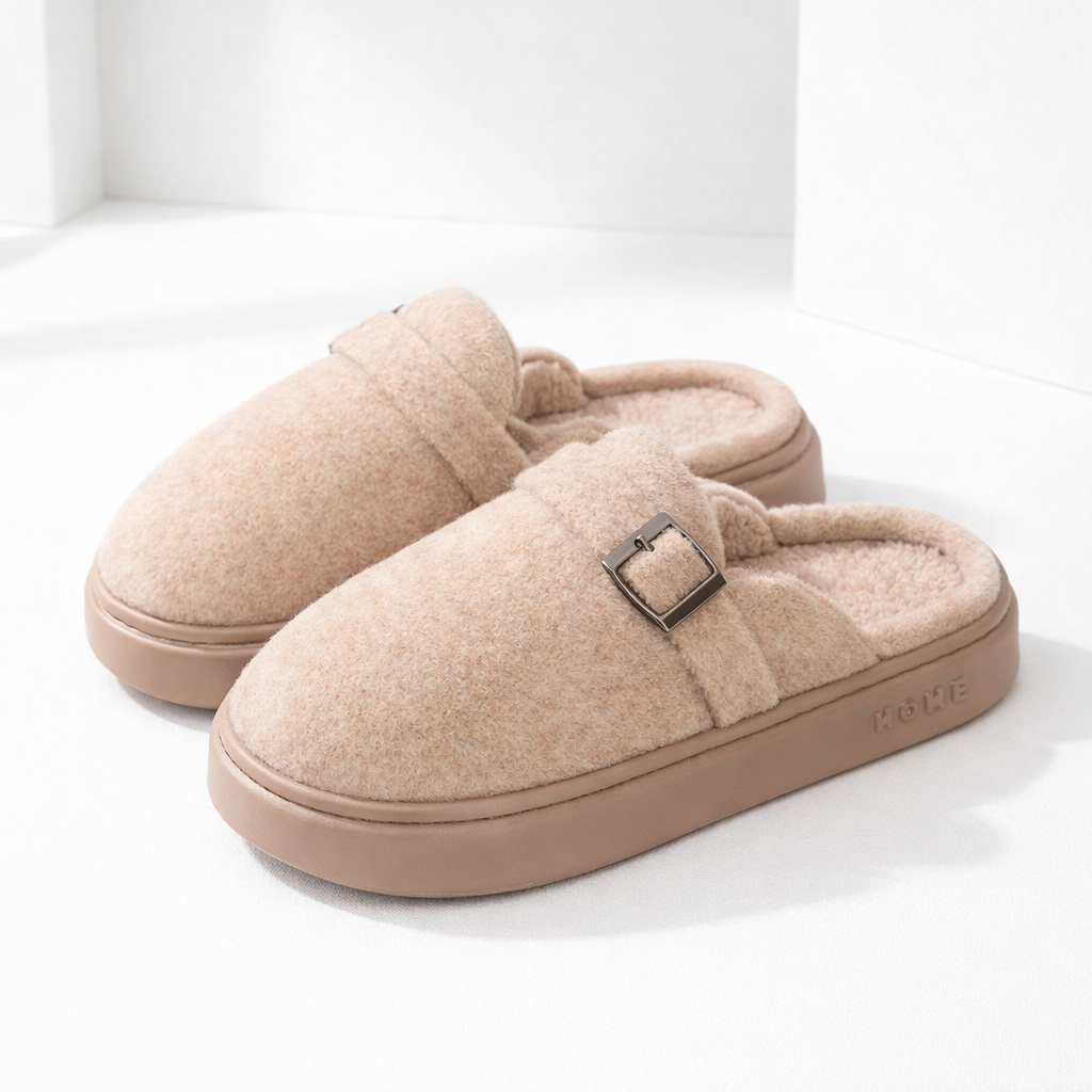 Women's Plush Cotton Mule Slippers | Soft Touch Comfort for All-Day Wear 3