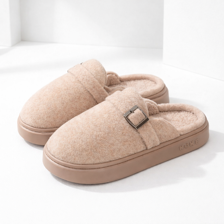Women's Plush Cotton Mule Slippers | Soft Touch Comfort for All-Day Wear 3