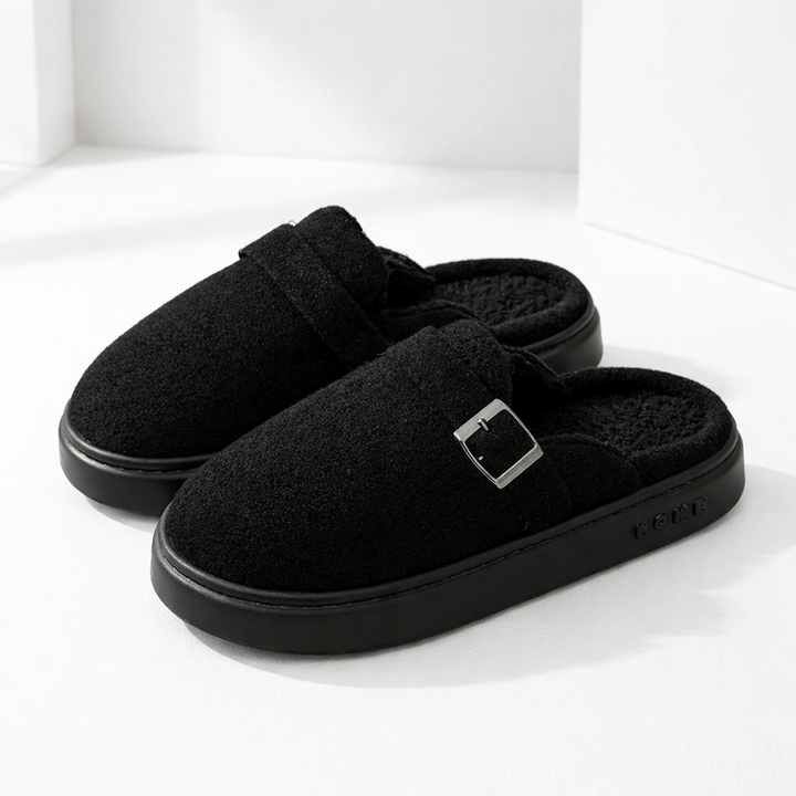 Women's Plush Cotton Mule Slippers | Soft Touch Comfort for All-Day Wear 5