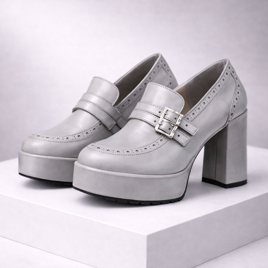 Women's Premium Leather Block Heels | Comfortable Elegant Design 7