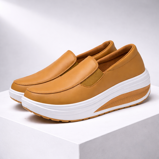 Women's Premium Leather Orthopedic Sneakers | All-Day Comfort Fit 0