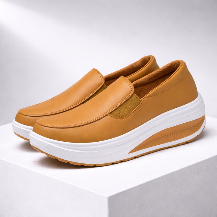 Women's Premium Leather Orthopedic Sneakers | All-Day Comfort Fit 0