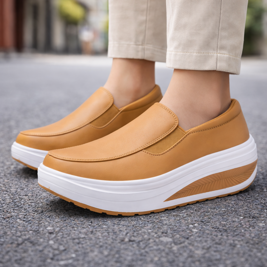 Women's Premium Leather Orthopedic Sneakers | All-Day Comfort Fit 1