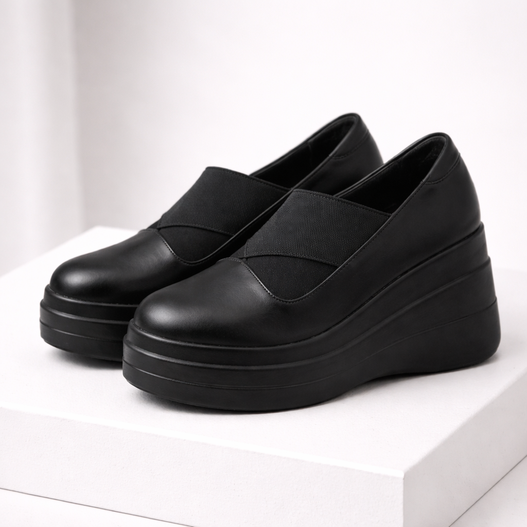Women's Premium Leather Platform Shoes | All-Day Comfort Essential 3