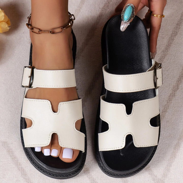 Women's Premium Leather Sandals | Refined All-Day Comfort Fit 1