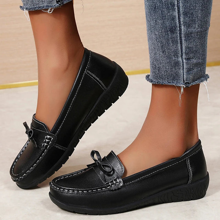 Women's Premium Leather Slip-On Loafers | Elegant All-Day Comfort Fit 3