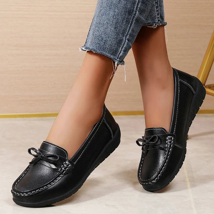 Women's Premium Leather Slip-On Loafers | Elegant All-Day Comfort Fit 4