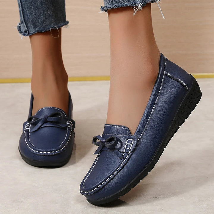 Women's Premium Leather Slip-On Loafers | Elegant All-Day Comfort Fit 8