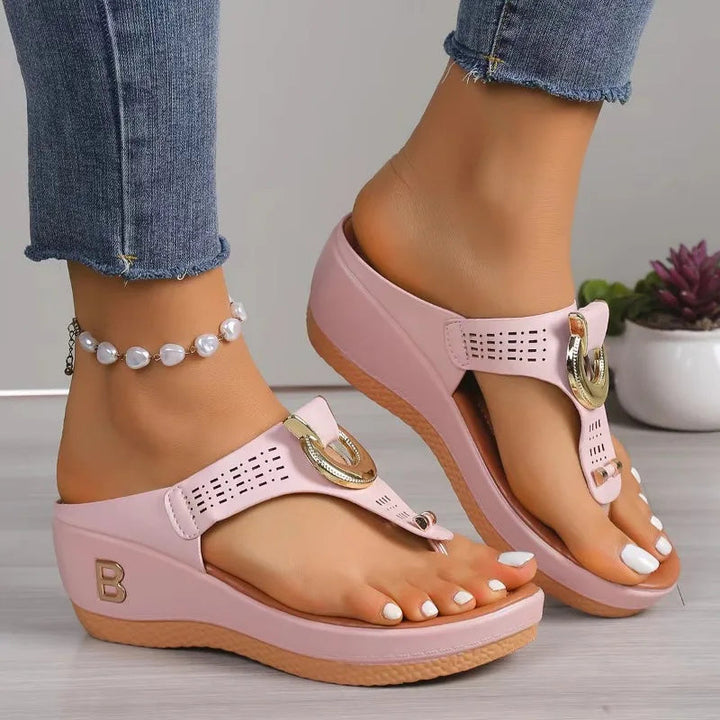 Women's Premium Leather Slip-On Sandals | Elevated All-Day Comfort Style 2