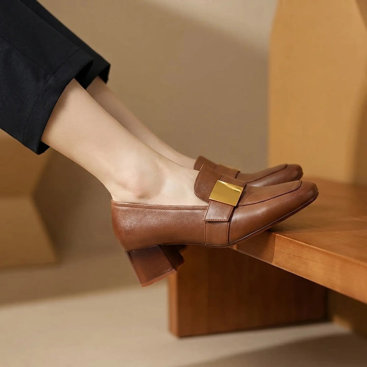 Women's Smooth Leather Black Pumps | Refined Office to Evening Essential 3