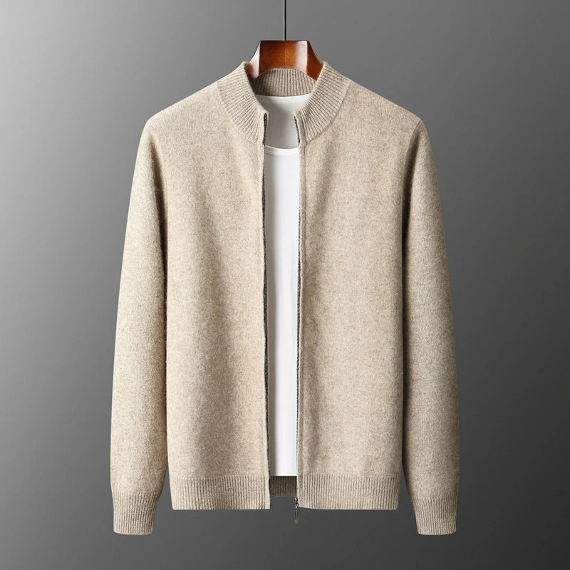 Women's Soft Wool Blend Jacket | Structured Minimalist Elegance 1