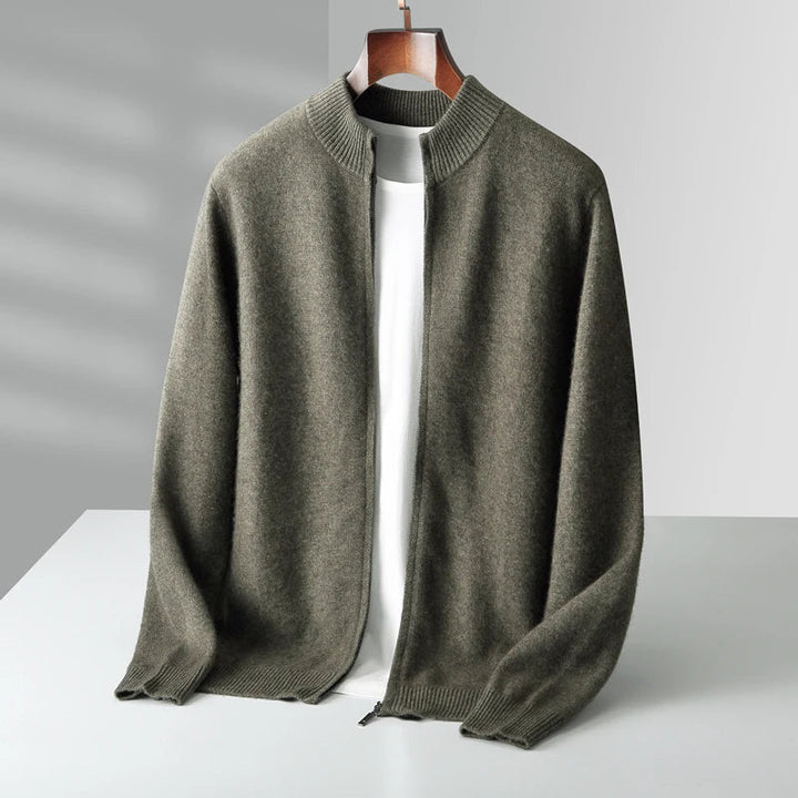 Women's Soft Wool Blend Jacket | Structured Minimalist Elegance 4