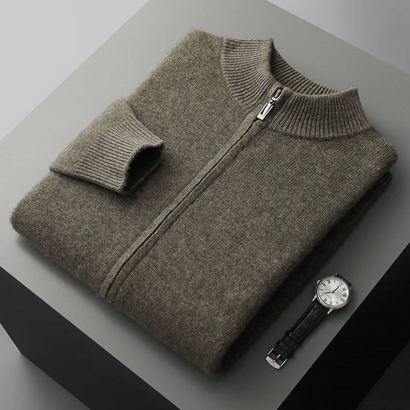 Women's Soft Wool Blend Jacket | Structured Minimalist Elegance 8