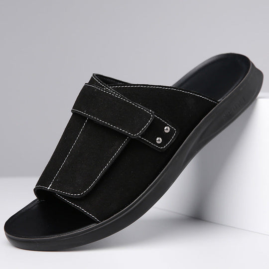 Women's Suede Slide Sandals | Effortless Summer Comfort Design 0