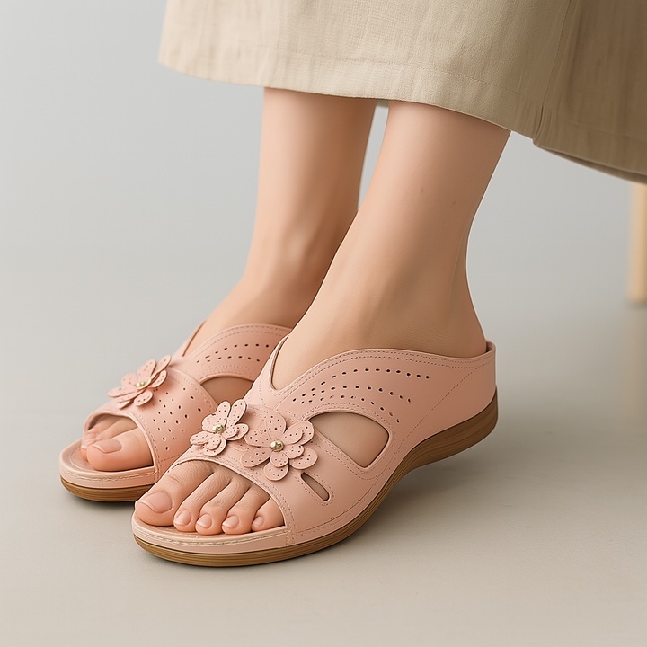 Women's Vegan Leather Slip-On Sandals | Effortless All-Day Comfort 0