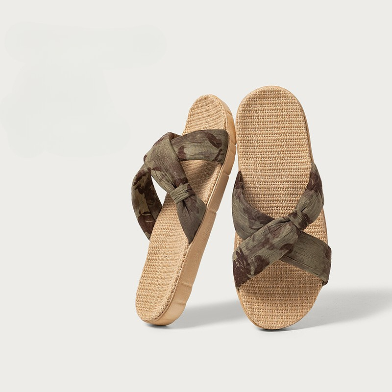 Women's Woven Fabric Sandals | Textured Summer Comfort Fit 3
