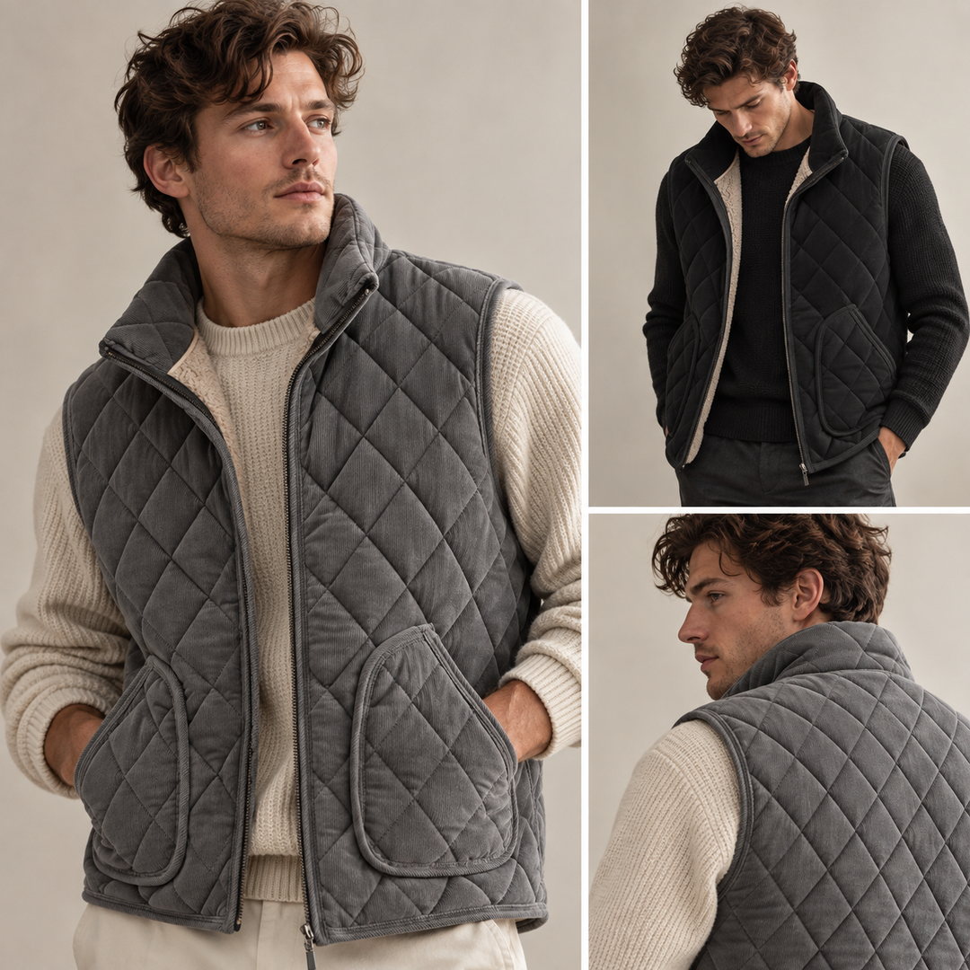 Wycliffe Quilted Field Vest