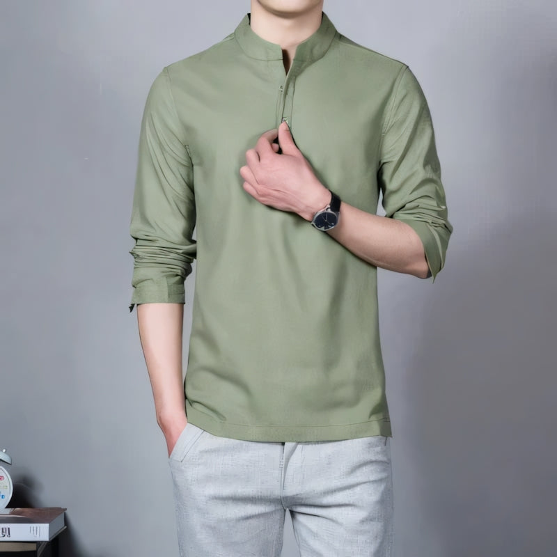 Branford Cotton Linen Blend Shirt