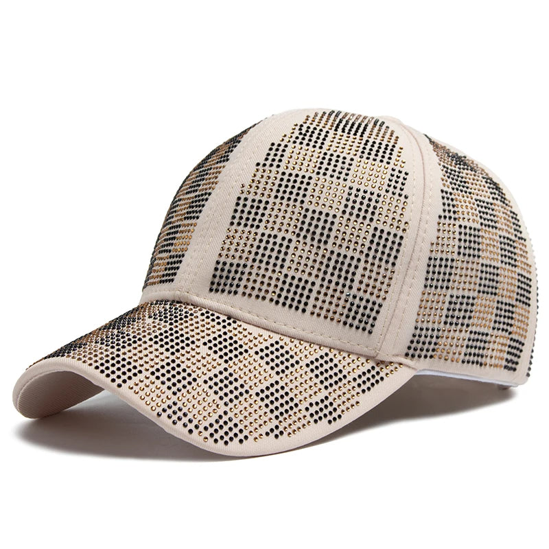 Cortina Crystal Grid Cap
