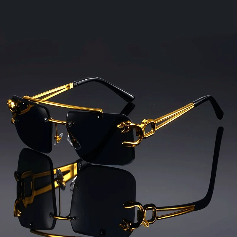 Golden Mirage Frameless Shades