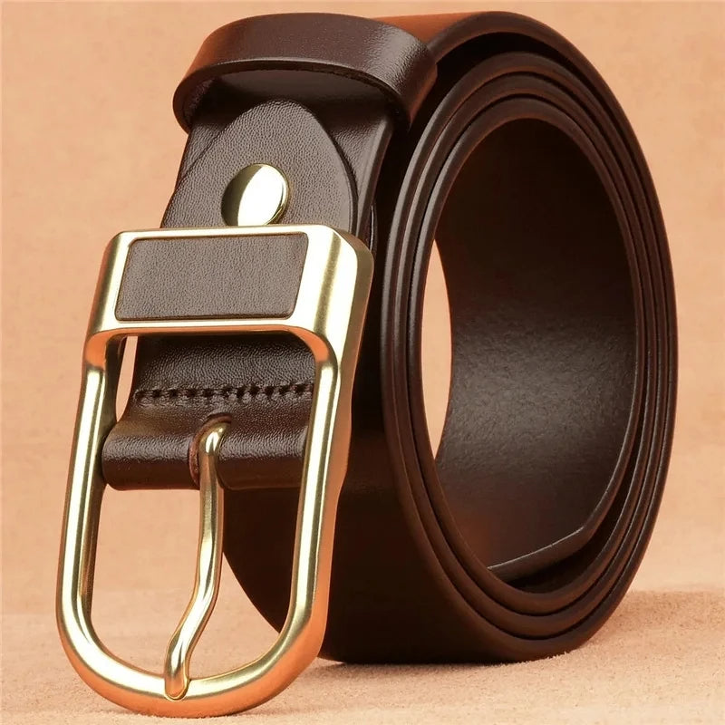 Sterling Cowskin Buckle Belt
