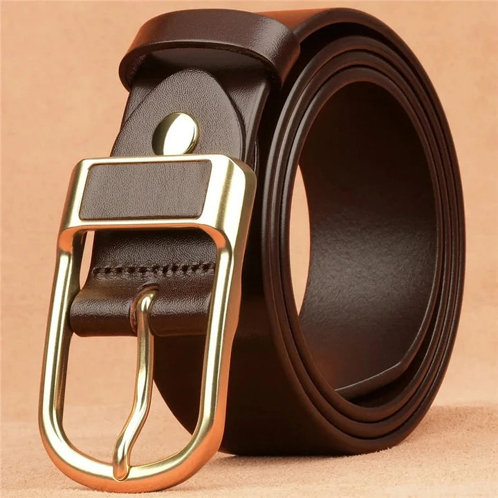 Sterling Cowskin Buckle Belt