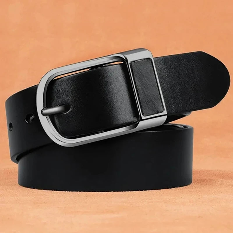 Sterling Cowskin Buckle Belt